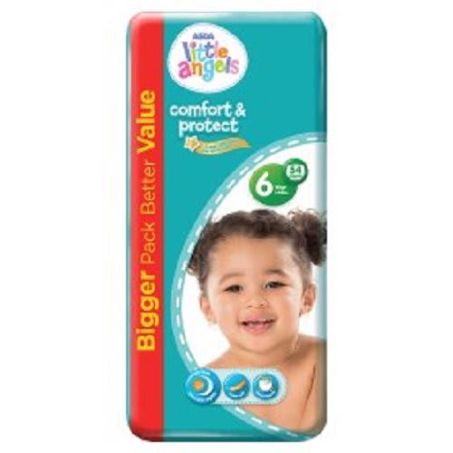 Little Angels Comfort & Protect Size 6 Diapers