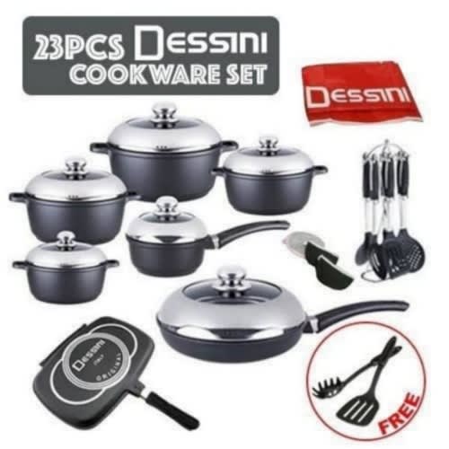 Dessini Cookware Non-stick - 23 Pieces Set