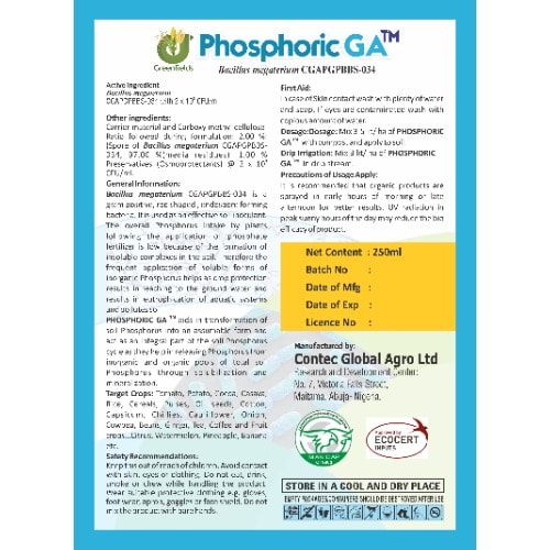 Phosphoric Ga - Organic Biological Fertilizer - 250g