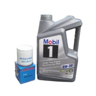 Mobil 1 Keep Your Engine Running Like New 5w-30, 5L,& Free Camry, Lexus, Matrix,  oil filter