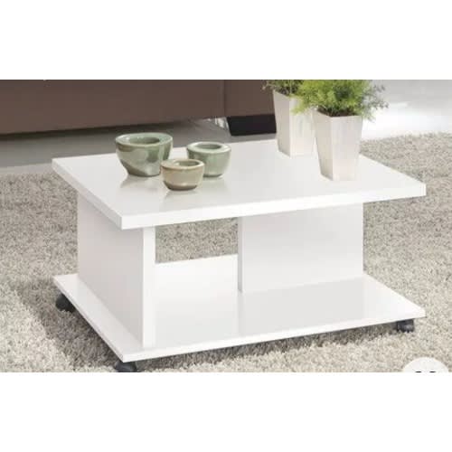 Modern Living Room Center Coffee Table - White