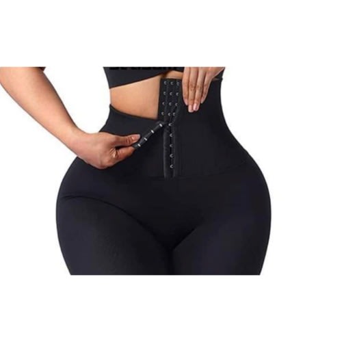 Women Tummy Control Leggings - Black