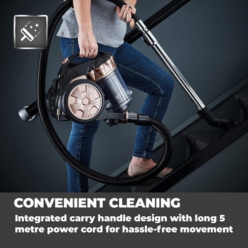 Multi-cyclonic Bagless Cylinder Vacuum Cleaner - Rxp10pet -  700W