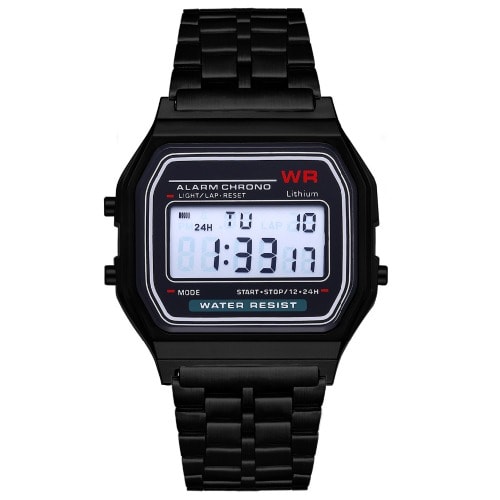 Chain Wristwatch- Black