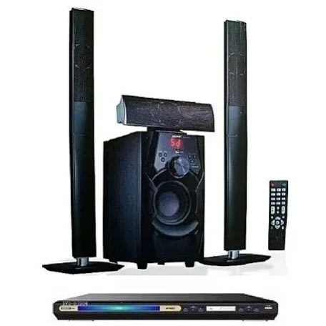 Heavy Duty 3.1 Channel Bluetooth Home Theater System - Jp-c1 + Powerful Dvd