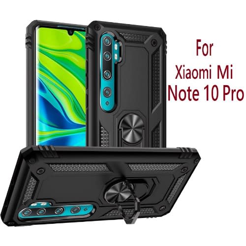 Armor Case Pouch With Magnetic Ring Holder For Xiaomi Mi Note 10 Pro