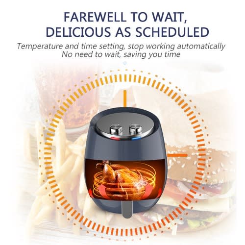 360° Electric Air Fryer with Non Stick Fry Basket - 1400W