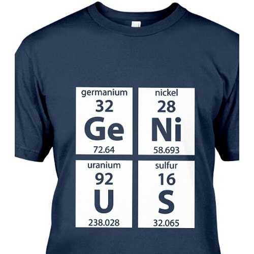 Genius T-shirt - Navy Blue