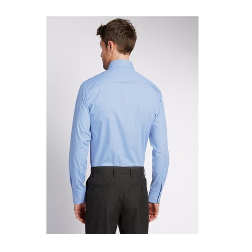 Men's Regular Fit Shirt - Blue