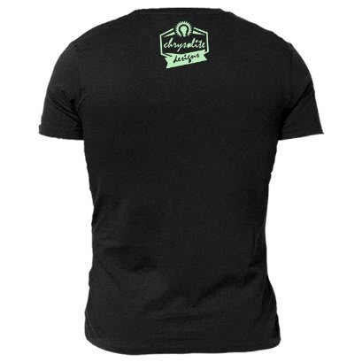 Captain Pocket Badge Print Tshirt - Black