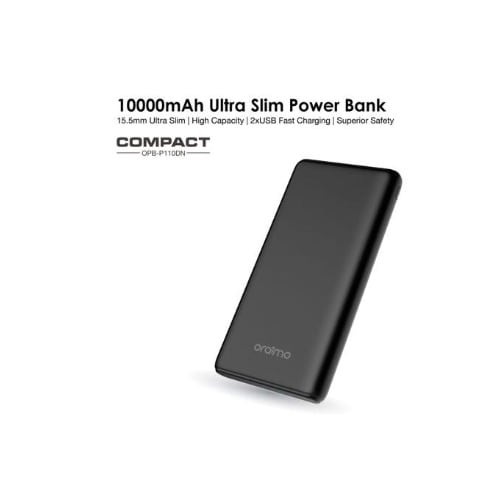 Oraimo Compact 10000mah Ultra Slim Power Fast Charging Bank