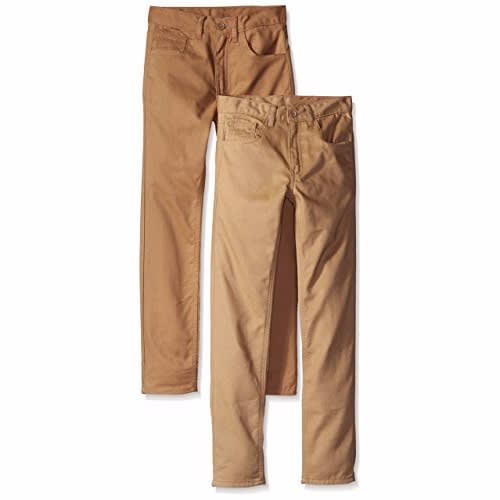 Five Pocket Twill Pants - Pack Of 2
