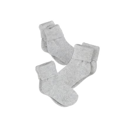Baby Boy's Rib Socks - Grey - Pack of 3