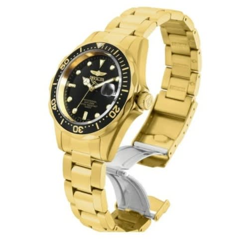 Invicta Men’s 8936 Pro Diver Collection 23k Gold Plated Watch