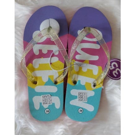 Selfie Queen Glittery Girl Slippers