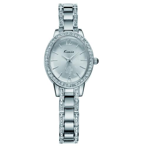 Floral White Crystal Watch