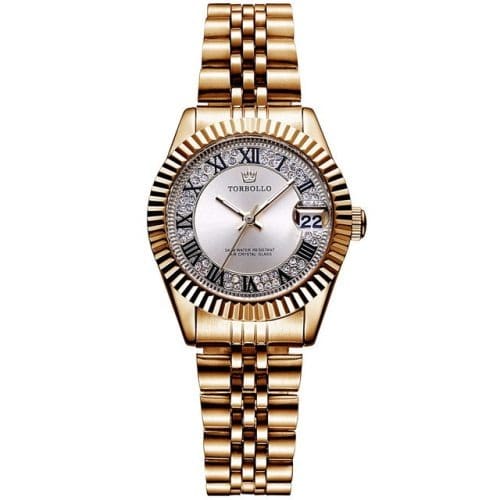 New Women's Gold Wrist Watch