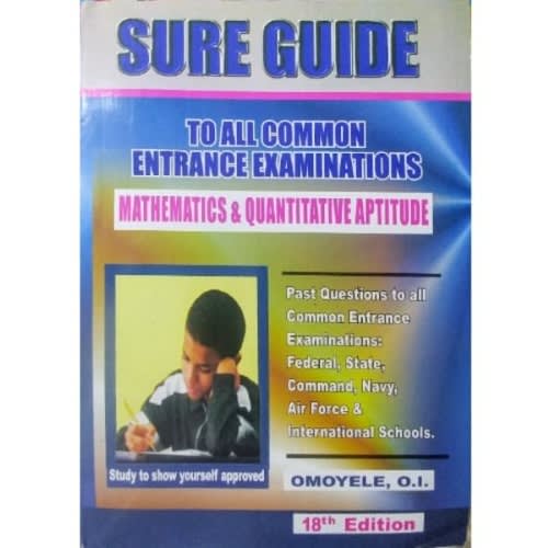 Sure Guide To All Common Entrance Examinations (Combo) Eng. & Verbal, Maths and Quantitative