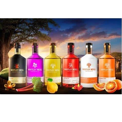 Variety Pack -  Raspberry + Blackberry + Lemongrass + Ginger & Blood Orange - 6 X 75cl