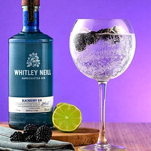 Whitley Neill Handcrafted Dry Gin Blackberry Gin - 6 X 70cl
