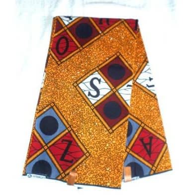 Patterned Ankara Material - 6 Yards - Multi Color