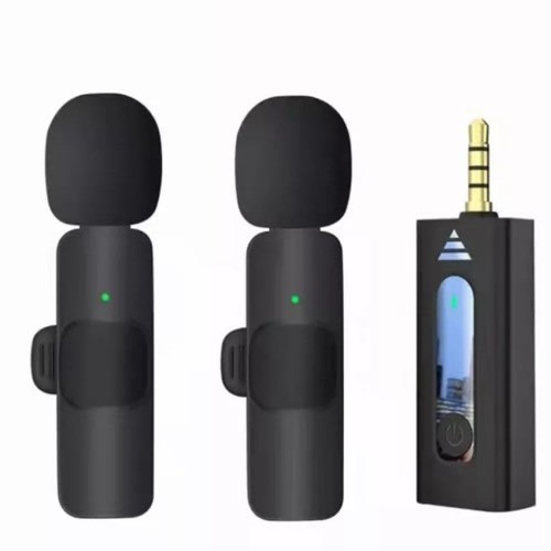 Double Wireless Microphone For Smart Phones