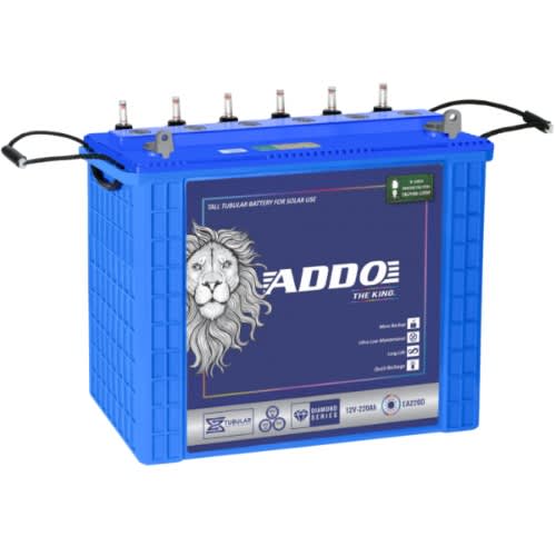 Addo - Tall Tubular Battery - 12v 220ah