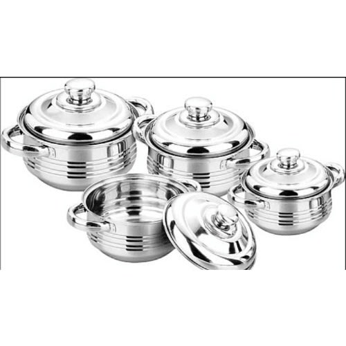 Stainless Steel Cooking Set - 4 Sauce Pot