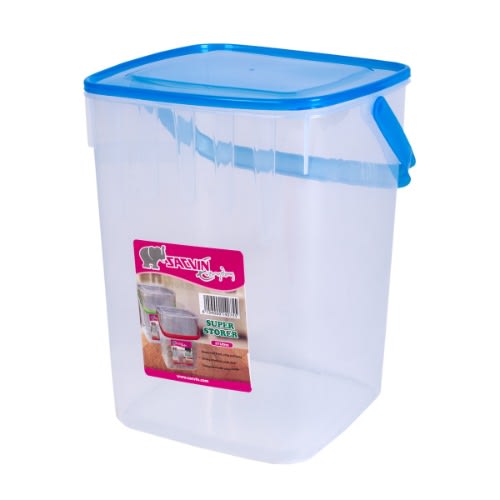 Super Storage Container - 10L Square Trans Bucket With Lid