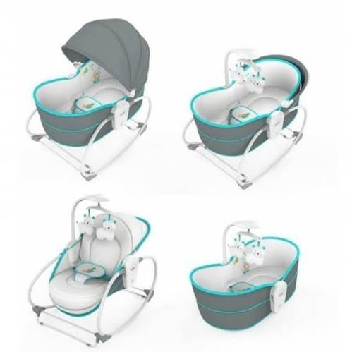 Multifunctional 5 In 1 Rocker Bassinet Set