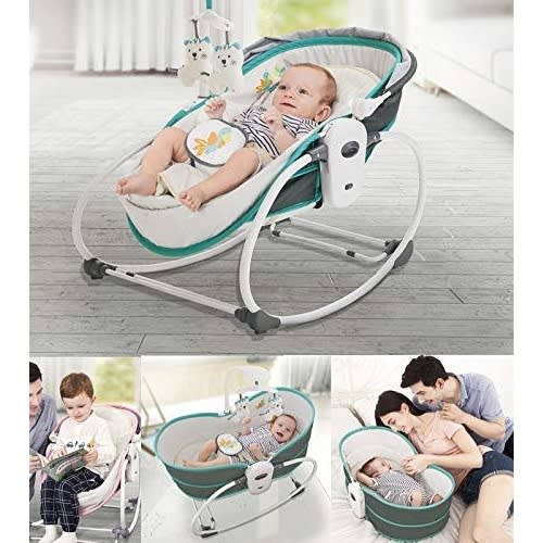 Multifunctional 5 In 1 Rocker Bassinet Set