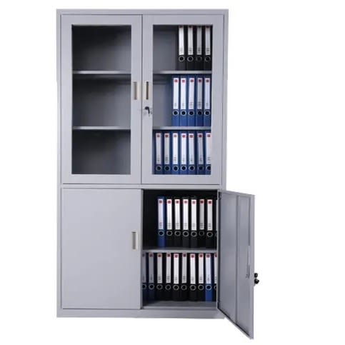 Metal Glass Filing Cabinet