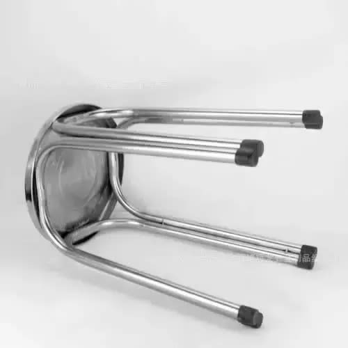Indoor & Outdoor Multipurpose Unisex Stainless Steel Stool - 47cm