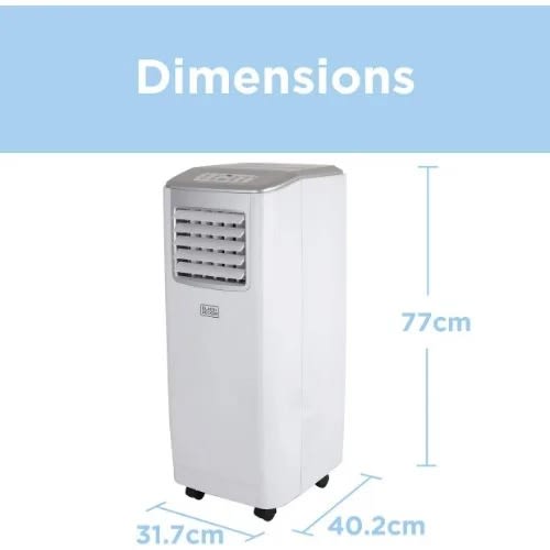 Black + Decker 7000 Btu Portable 3-in-1 Air Conditioner - Dehumidifier - Cooling Fan