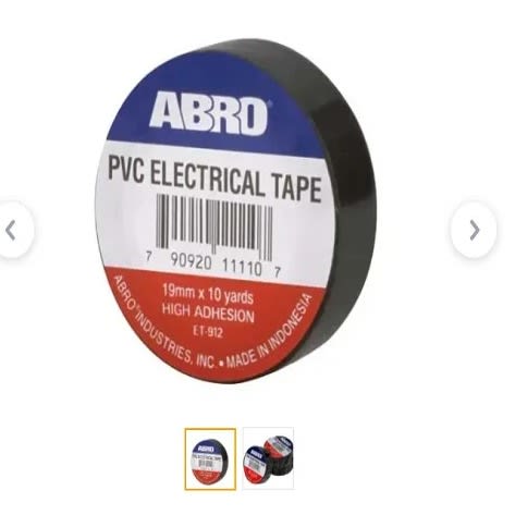 Abro Pvc Electrical Tapes - 10rolls