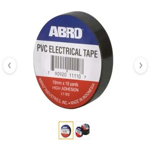 Abro Pvc Electrical Tapes - 10rolls