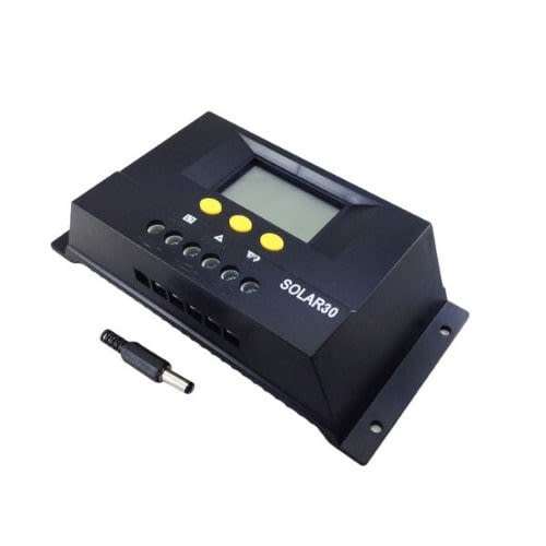 30amps With USB Solar Charge Controller - 12/24v