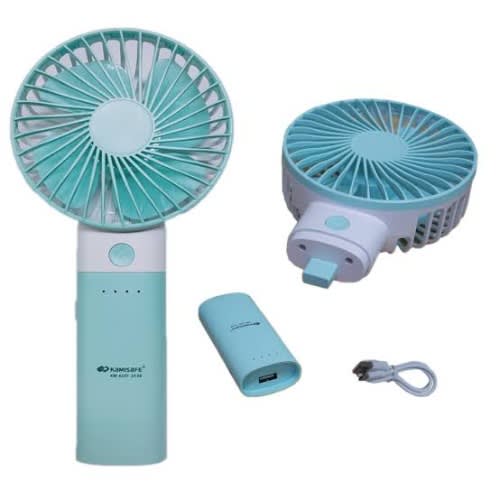 Rechargeable Hand Fan With Detachable Power Bank