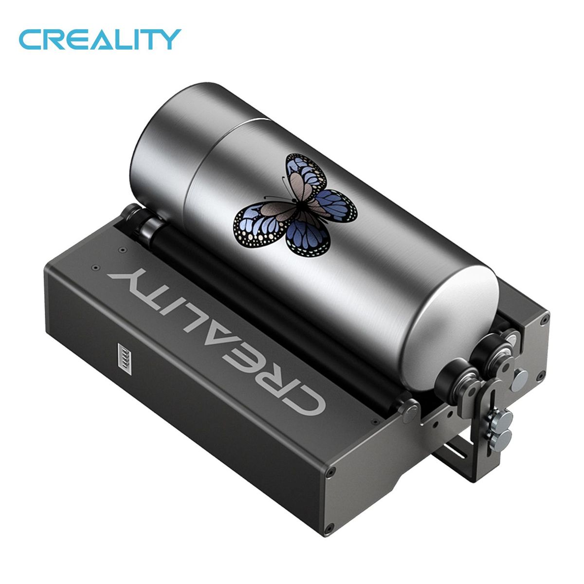 CREALITY Rotary Roller Perfect for Engraving Cylindrical Objects Support 5-120mm Width Adjustable 7-gear Design for 22W Creality Falcon2/CR-Laser Falcon 10W Laser Engraver