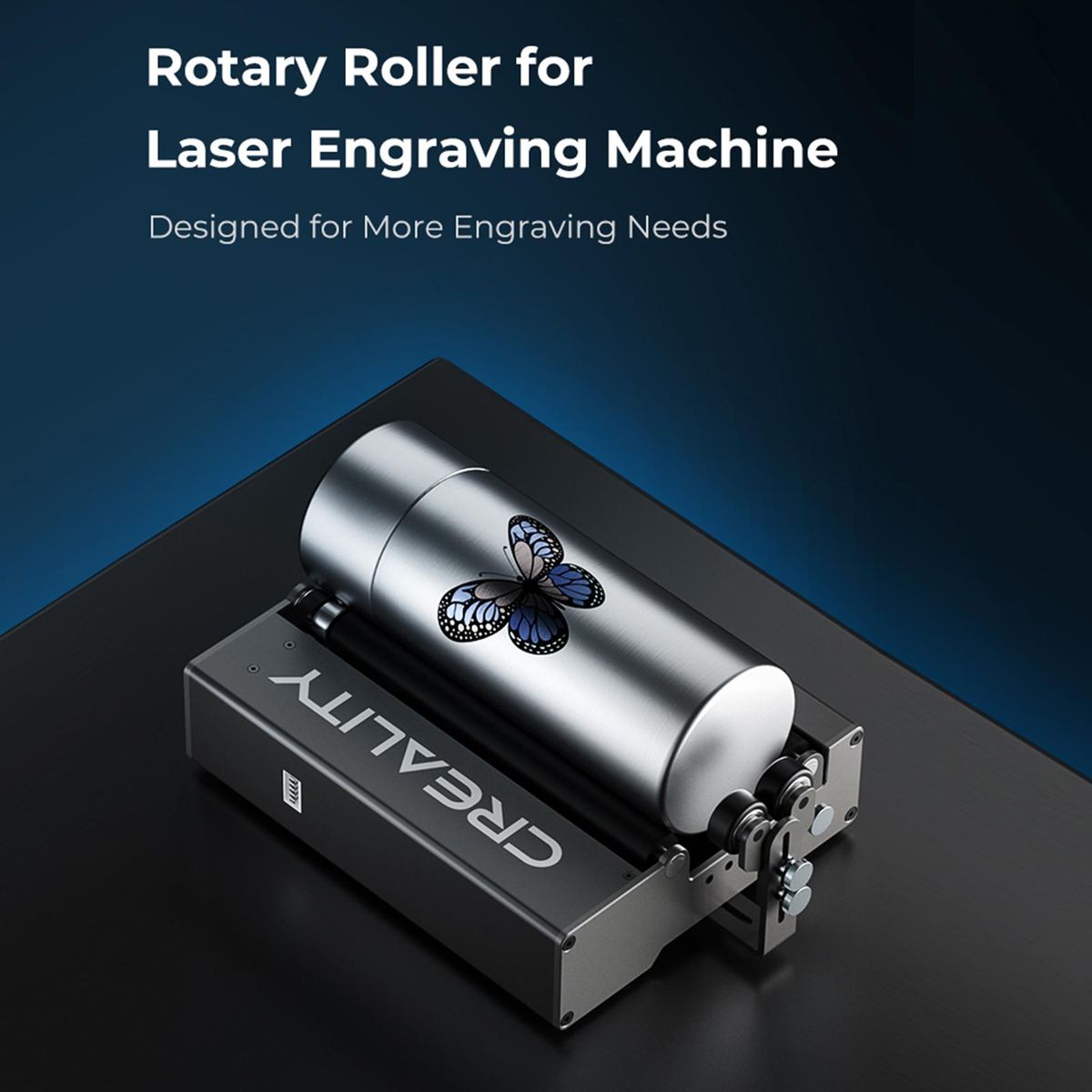 CREALITY Rotary Roller Perfect for Engraving Cylindrical Objects Support 5-120mm Width Adjustable 7-gear Design for 22W Creality Falcon2/CR-Laser Falcon 10W Laser Engraver