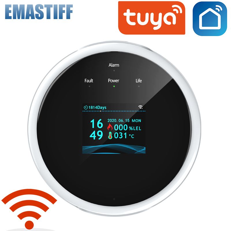 Detector Leakage Wifi Temperature Detectors TUYA WIFI GAS1