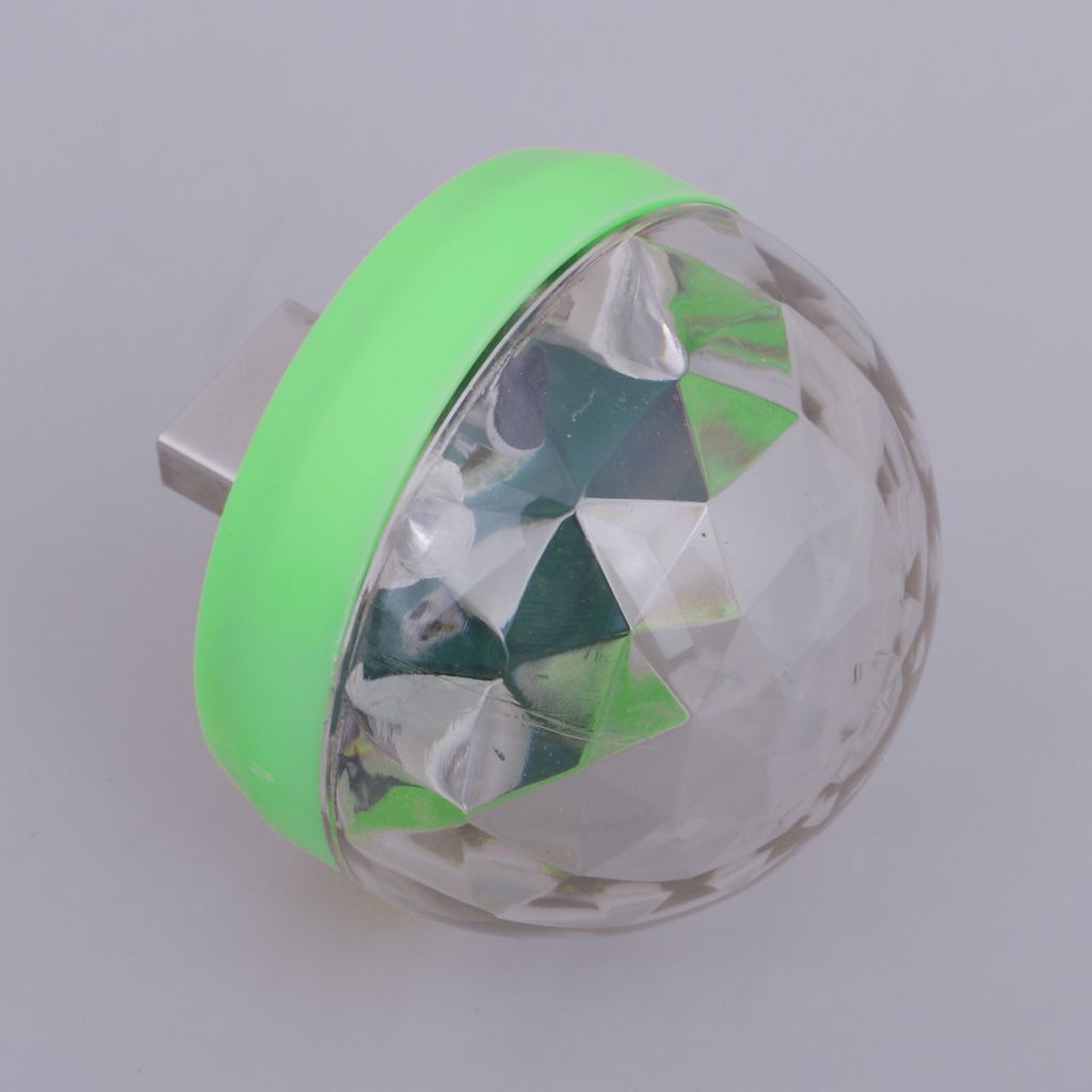 Mini USB   Light USB Plug Mobile Phone Stage Lamp Green