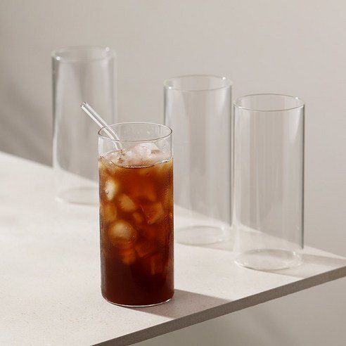Mrs. Lee Woo-a's Heat Resistant Glass Straight Cup 440ml
