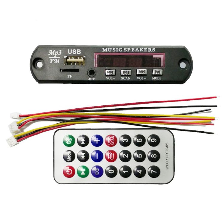 MP3 Player Auxiliary Amplification Infrared Remote Control Digital Tube Display