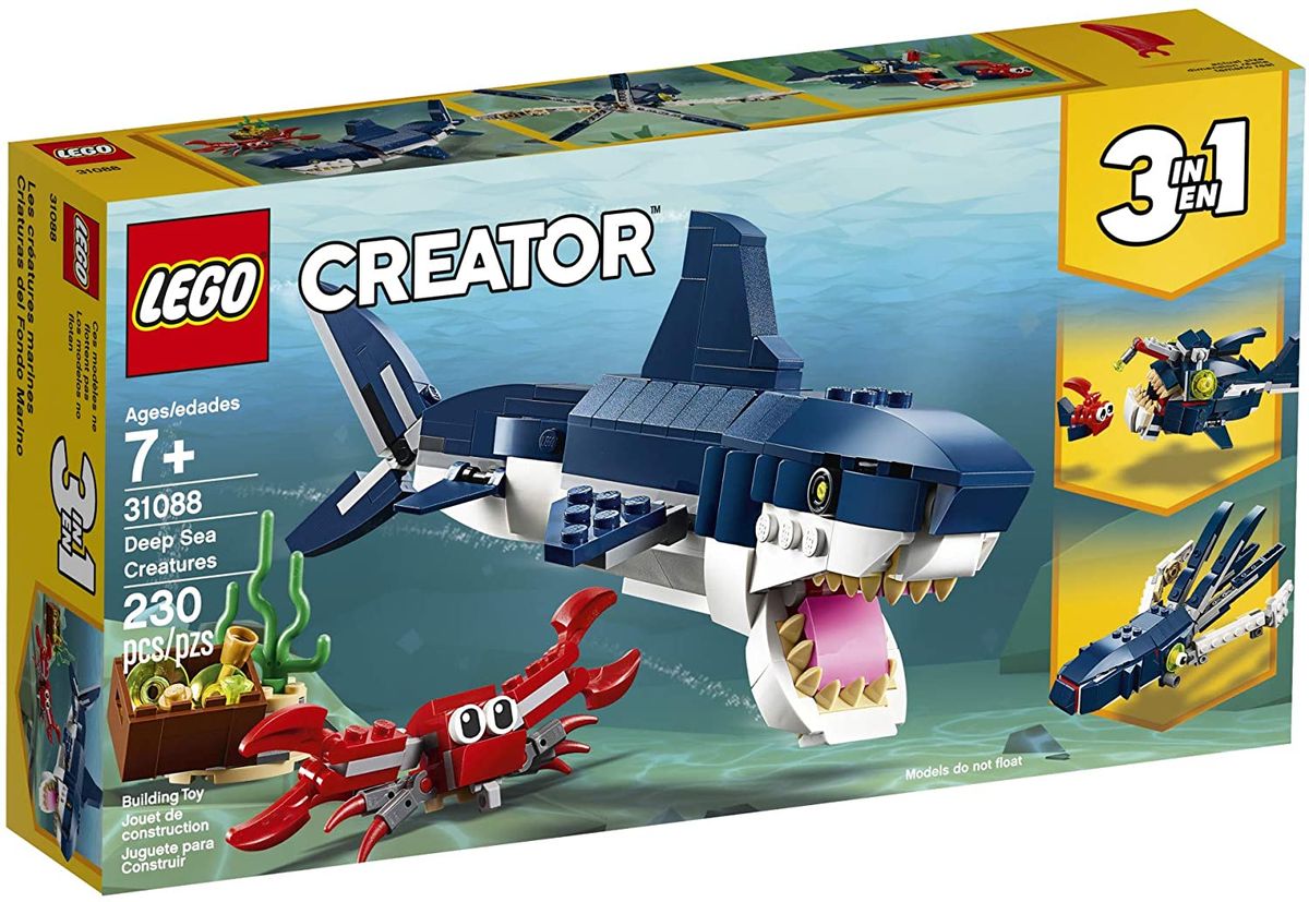 Creator 3in1 Deep Sea Creatures 31088 (230 Pieces)