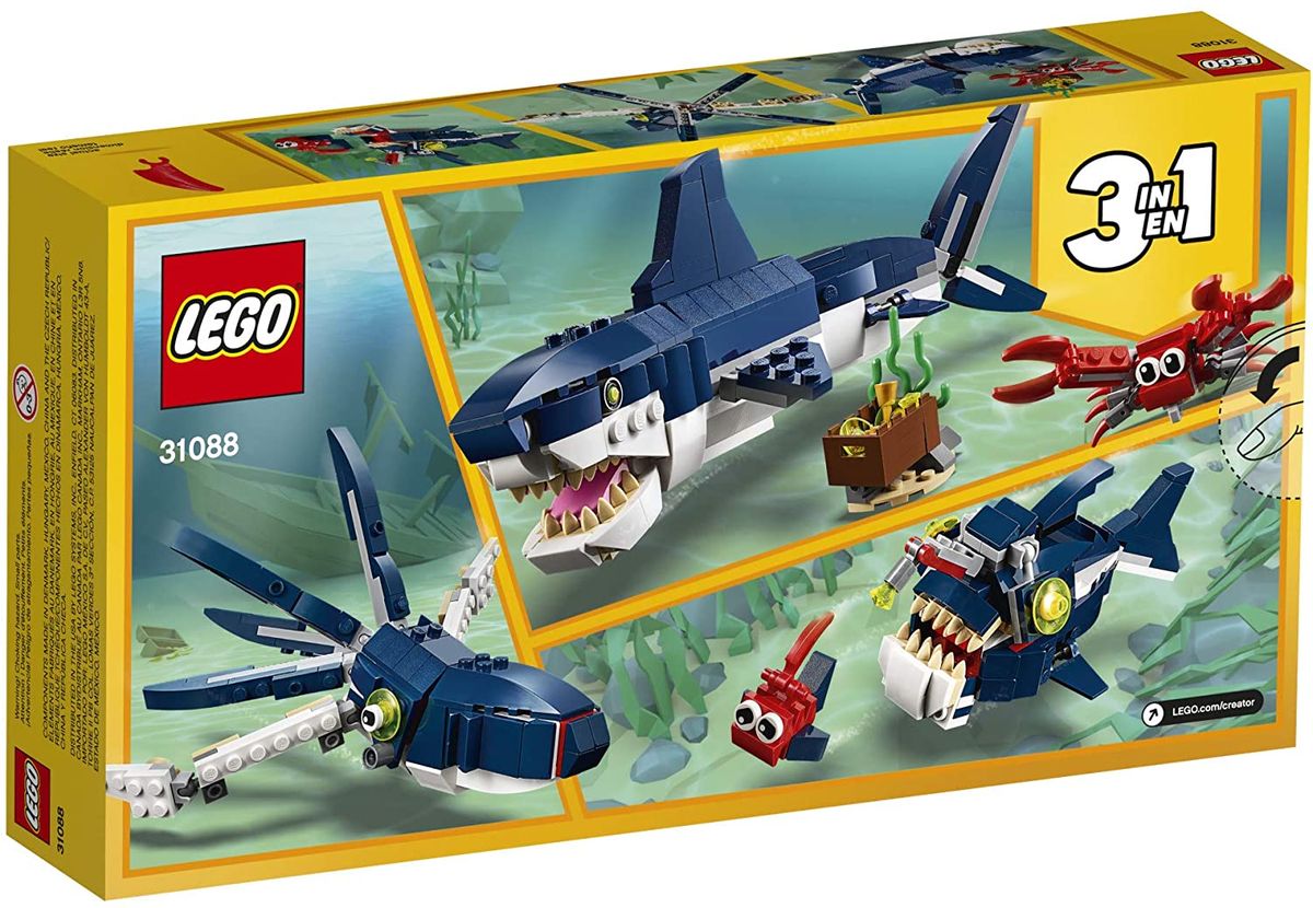 Creator 3in1 Deep Sea Creatures 31088 (230 Pieces)