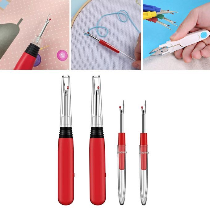 Seam Ripper Stitch Unpicker Sewing Craft Tool Plastic Handle Remover 2