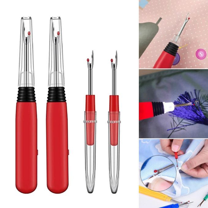 Seam Ripper Stitch Unpicker Sewing Craft Tool Plastic Handle Remover 2