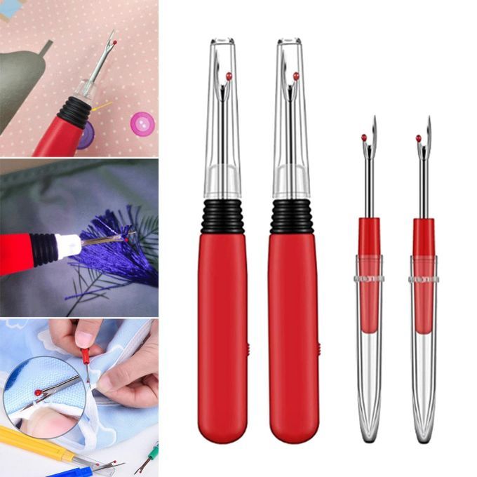 Seam Ripper Stitch Unpicker Sewing Craft Tool Plastic Handle Remover 2