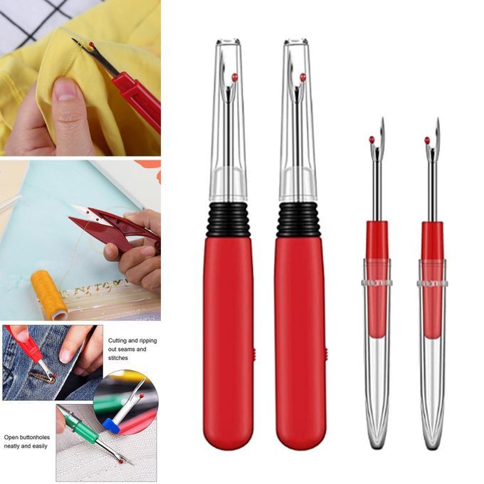 Seam Ripper Stitch Unpicker Sewing Craft Tool Plastic Handle Remover 2